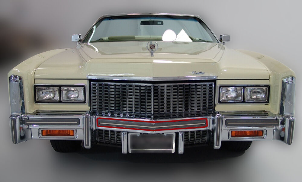 (image for) 1978 78 CADILLAC ELDORADO FRONT BUMPER IMPACT STRIP USED RUBBER